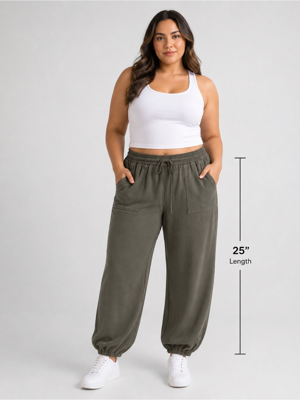 Cisono Women's XL Olive Green
Cargo Jogger Pants